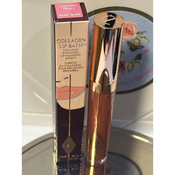 Charlotte Tilbury Collagen Lip Bath ROSY GLOW - NEW IN BOX 7.9mL - Picture 1 of 2